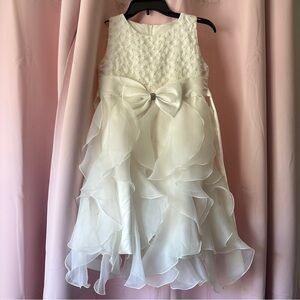 Rhinestone Lace & Tulle Ruffle Sleeveless Tutu Dress